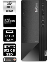 Lenovo Thinkcentre Neo 50T 12JD0008TRP407 Harici Radeon RX 550 Intel Core i7 13700 12 GB Ram 512 GB SSD Tower Windows 11 Pro Masaüstü Bilgisayar + PER4 BELLEK