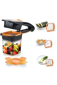 Magicway Quick 5 In 1 Hazneli Plastik 6 Parça Rende Seti