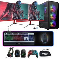 Turbox TX1733 Harici GeForce GT 730 Intel Core i7 860 16 GB Ram 256 GB SSD Tower FreeDos 23.6 inç Monitörlü Masaüstü Bilgisayar