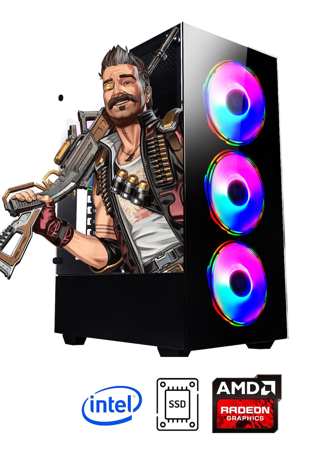 Ramtech DG386 Harici Radeon RX 560 Intel Core i5 4570 16 GB Ram DDR3 256 GB SSD Tower FreeDos Masaüstü Bilgisayar
