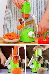 Roza'S Home Kollu Plastik Çevirmeli Rende