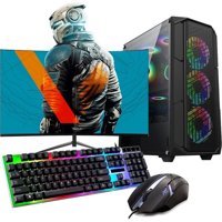 Rogame RKT660111 Harici GeForce GTX 1650 Intel Core i3 10100F 16 GB Ram 240 GB + 1 TB SSD Tower FreeDos 24 inç Monitörlü Masaüstü Bilgisayar