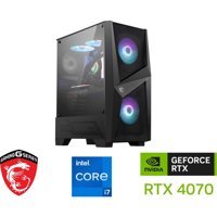 MSI RTX4070-İ713 Harici GeForce RTX 4070 Intel Core i7 13700 32 GB Ram DDR5 1 TB SSD Tower Windows 11 Pro Masaüstü Bilgisayar