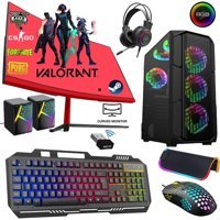Xaser XSR319 Harici Radeon RX 580 Intel Core i5 6400 16 GB Ram 256 GB SSD Tower FreeDos 24 inç Monitörlü Masaüstü Bilgisayar
