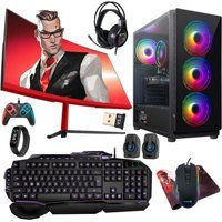 Turbox TX4396 Harici GeForce RTX 3060 Ti Intel Core i5 6400 16 GB Ram 512 GB SSD Tower FreeDos 23.6 inç Monitörlü Masaüstü Bilgisayar