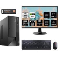 Lenovo Thinkcentre Neo 50T 12JD0008TRMNT4449 Harici GeForce GTX 1650 Intel Core i7 13700 64 GB Ram 2 TB SSD Tower Windows 11 Pro 23.8 inç Monitörlü Masaüstü Bilgisayar + PER4 BELLEK