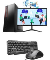 Ramtech WORKForce WF468 Harici GeForce RTX 3060 Ti Intel Core i3 2120 8 GB Ram 128 GB SSD Tower FreeDos 19.5 inç Monitörlü Masaüstü Bilgisayar