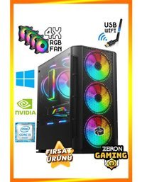 Zeiron VULCAN BETA A52 Harici GeForce RTX 3060 Ti Intel Core i5 3470 16 GB Ram 240 GB + 500 GB SSD Tower FreeDos Masaüstü Bilgisayar