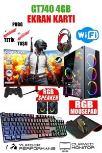 Dmc NX9 Harici GeForce GT 740 Intel Core i5 2400 16 GB Ram 500 GB HDD + 256 GB SSD Tower FreeDos 24 inç Monitörlü Masaüstü Bilgisayar