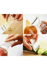 Salsepete Plastik Çok Fonksiyonlu Rende