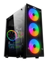 Zeiron PANZER Pro X12 Harici GeForce RTX 3050 AMD Ryzen 5 5600X 8 GB Ram 256 GB + 1 TB SSD Tower FreeDos Masaüstü Bilgisayar
