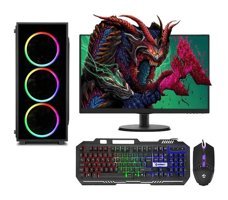 Zeiron P40 Harici GeForce GT 730 Intel Core i5 3470 8 GB Ram 240 GB + 1 TB SSD Tower FreeDos 21.5 inç Monitörlü Masaüstü Bilgisayar