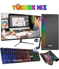 Biggamex MS49 Dahili Intel HD Graphics 2500 Intel Core i5 3470 8 GB Ram 500 GB HDD + 256 GB SSD Tower FreeDos 23.8 inç Monitörlü Masaüstü Bilgisayar