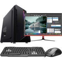 Oleas WK101 Harici GeForce RTX 3060 Ti Intel Core i5 3470 16 GB Ram 500 GB HDD + 256 GB SSD Tower FreeDos 23.8 inç Monitörlü Masaüstü Bilgisayar