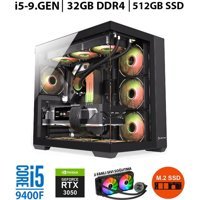 Zeiron ZERO RTX65 Harici GeForce RTX 3050 Intel Core i5 9400F 32 GB Ram 512 GB SSD Tower FreeDos Masaüstü Bilgisayar