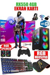 Dmc N58X Harici Radeon RX 550 AMD Ryzen 5 3600 16 GB Ram 500 GB HDD + 256 GB SSD Tower FreeDos Masaüstü Bilgisayar
