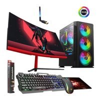 Zeiron PS510 Harici Radeon RX 550 Intel Core i5 3470 8 GB Ram 120 GB SSD Tower FreeDos 23.8 inç Monitörlü Masaüstü Bilgisayar