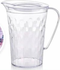 Tupperware Polipropilen Kapaklı Polipropilen Gövdeli Sürahi 2 lt