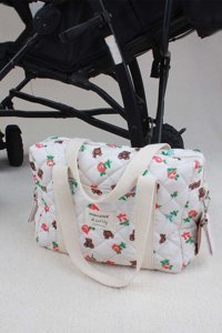Modakids Su Geçirmez Fermuarlı Polyester Bebek Omuz Çantası Beyaz