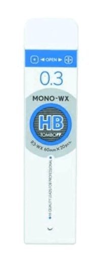 Tombow Mono-WX HB 0.3 mm 12'li Siyah Kalem Ucu 1 Adet