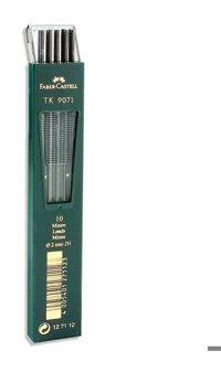 Faber-Castell Min Grip 2H 2 mm 5'li Siyah Kalem Ucu 1 Adet