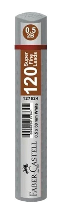 Faber-Castell Min Grip 2B 0.5 mm 120'li Kalem Ucu