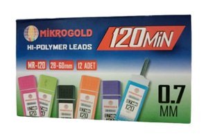 Mikro Gold 0.7 mm 120'li Kalem Ucu 12 Adet
