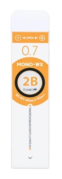 Tombow R7-WX 2B 0.7 mm 40'lı Siyah Kalem Ucu 1 Adet