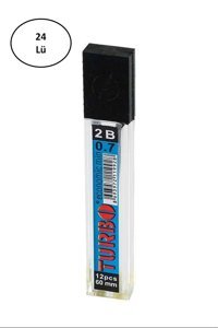 Nefertiya TB01901MN07 2B 0.7 mm 24'lü Kalem Ucu