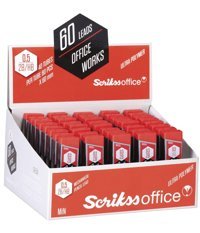 Scrikss SL-60 2B 0.5 mm 40'lı Siyah Kalem Ucu 1 Adet