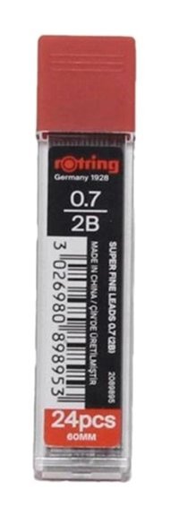 Rotring 2089895 2B 0.7 mm Kalem Ucu