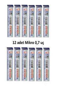 Mikro 0.7 mm Kalem Ucu 12 Adet