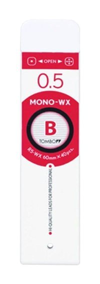 Tombow Mono B 0.5 mm 12'li Siyah Kalem Ucu 1 Adet