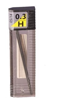 Tombow Mono H 0.3 mm 12'li Siyah Kalem Ucu 5 Adet