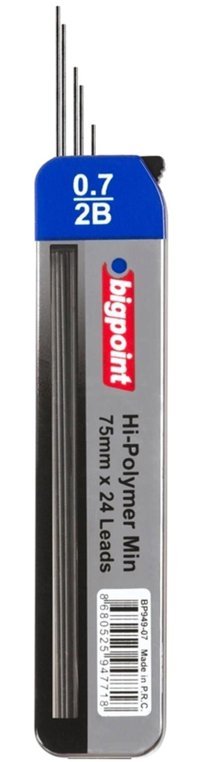Bigpoint 2B 0.7 mm 24'lü Kalem Ucu