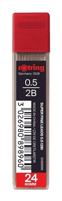 Rotring Min Süper Polimer 2B 0.5 mm Kalem Ucu