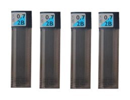 Tombow Mono 2B 0.7 mm 12'li Siyah Kalem Ucu 4 Adet