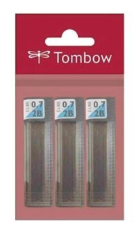 Tombow Mono 2B 0.7 mm 12'li Siyah Kalem Ucu 3 Adet