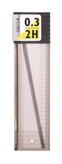 Tombow Min 2H 0.3 mm 12'li Siyah Kalem Ucu 1 Adet