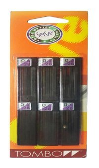 Tombow Min 2B 0.6 mm 12'li Siyah Kalem Ucu 6 Adet