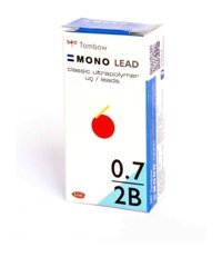 Tombow Mono 2B 0.7 mm 12'li Mavi Kalem Ucu 6 Adet