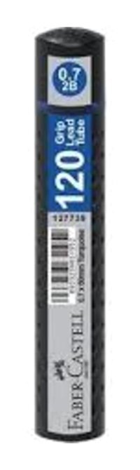 Faber-Castell Min Grip 2B 0.7 mm 120'li Siyah Kalem Ucu 12 Adet