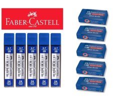 Faber-Castell 2B 0.7 mm 24'lü Siyah Kalem Ucu 5 Adet