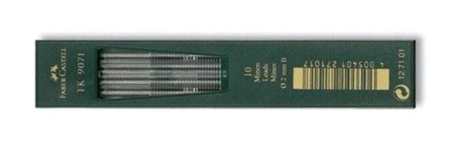 Faber-Castell Portmin 3B 2.0 mm 120'li Siyah Kalem Ucu 1 Adet