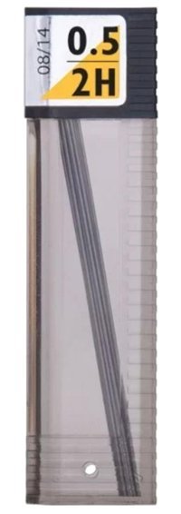 Tombow Min 2H 0.5 mm 12'li Siyah Kalem Ucu 1 Adet