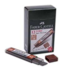 Faber-Castell Süper Fine Leads 2B 0.5 mm 24'lü Gri Kalem Ucu 6 Adet
