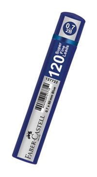 Drawline 3437 Seri 2B 0.7 mm 120'li Mavi Kalem Ucu 12 Adet
