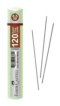 Faber-Castell 127684 2B 0.5 mm 120'li Kalem Ucu