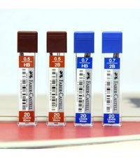 Faber-Castell HB-2B 0.7 mm 20'li Siyah Kalem Ucu 4 Adet