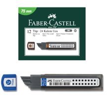 Faber-Castell 2B 0.7 mm 12'li Gri Kalem Ucu 24 Adet